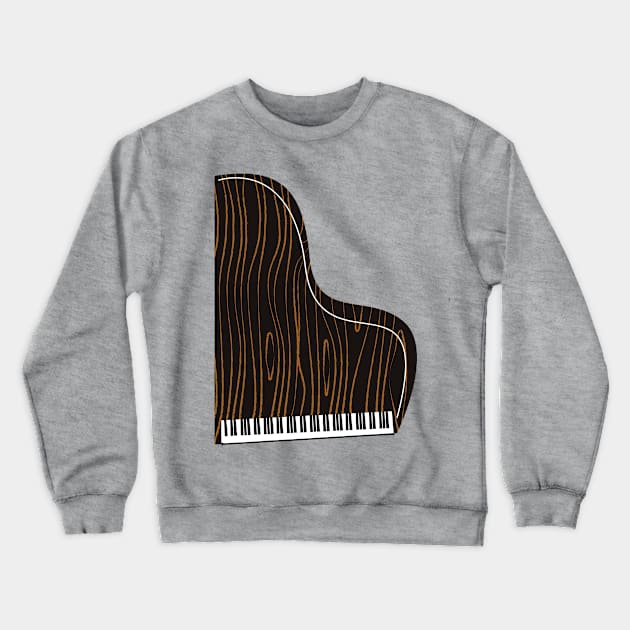 Piano Crewneck Sweatshirt by NewWorldIsHere